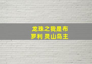 龙珠之我是布罗利 灵山岛主